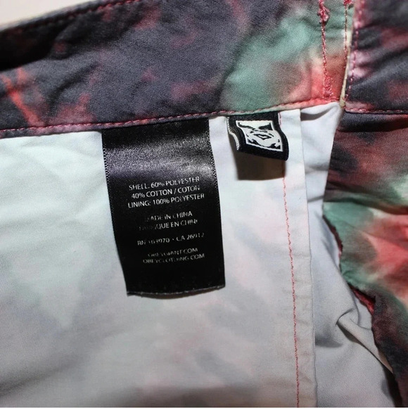 Men’s Obey Havana Geo Street Tie Dye Unisex Patterned Swimming Trunks Size 30 - Picture 9 of 12